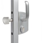 Serrure de portail coulissant pour profil carré 50x50mm - locinox - lskz5050u2lzilvvszs Serrure de portail coulissant pour profil carré 50x50mm - locinox - lskz5050u2lzilvvszs