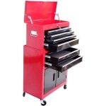 Homcom - coffret multi - outils - m�tal - 68x39x73cm - rouge