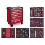 Servante datelier compl�te robuste starter 212 outils mw tools mwe211a