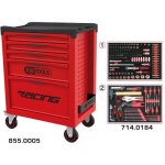 Servante - equipe - 5 tiroirs - ks tools - 855. 5184 - rouge - 184 outils - charge admise 350 kg