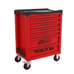 Servante - vide - 7 tiroirs - ks tools - 855. 0007 - rouge - servante datelier racing - vide avec mousse ...
