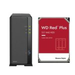 Serveur nas - synology - ds124 - 12to - raid 1 - gigabit ethernet