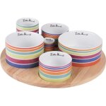 Service  apritif tournant little marcel 6 pices 31 cm