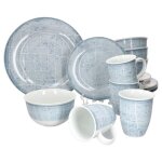 Service combin - ritzenhoff & breker - nordic ellen - 16 pices - porcelaine - design nordique