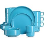Service complet de table 16 pices lovecasa srie sweet kds - 1 bord deboutempilableen porcelaine pour ...