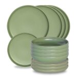 Service dassiettes 12 pi�ces uno amande - table passion