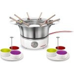 Service  fondue lagrange elegance + avec 6 ramequins polon inox - 900w - pour 8 personnes