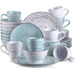 Service de table complet vancasso assiette srie vine 32 pices pour 8 personnes vaisselle vignes en ...