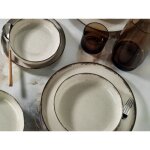 Service vaisselle en porcelaine 18 pièces - crème - sancha Service vaisselle en porcelaine 18 pièces - crème - sancha