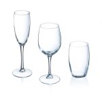 Service de verres - luminarc - la cave - 18 pices - verre - compatible lave - vaisselle
