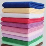 Serviette de bain kjehome - lot de 10 - 70x140cm - microfibre absorbant deau  schage rapide