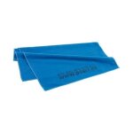 Serviette de bain - pearl - 80 x 40 cm - microfibre - bleu - lavable en machine