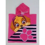 Serviette poncho de bain - pat patrouille - stella - microfibres - 50x100 cm - lavable