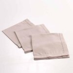 Lot de 3 serviettes de table charline 40x40cm lin