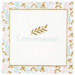 Serviette de table communion champ�tre (x20) ref / 7632