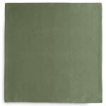 Serviette de table - linnea - mattis - 40x40 cm - 50% lin 50% coton - vert mousse