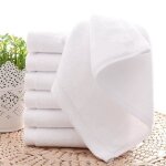 Serviette de table - pzcc - 7 pièces - coton blanc - 30x30 cm - douce et absorbante Serviette de table - pzcc - 7 pièces - coton blanc - 30x30 cm - douce et absorbante