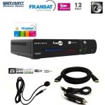 Décodeur satellite hd - servimat - viaggio - carte fransat 4 ans - 12v - hdmi Décodeur satellite hd - servimat - viaggio - carte fransat 4 ans - 12v - hdmi