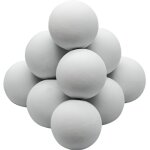 11 balles blanches de baby foot en lige - missi - mister babyfoot