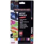 Crayons de couleur - posca - pencil - set de 12 - multisupport - mine ultra - r�sistante