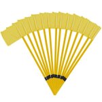 Set de 14 poteaux de touche flexibles rugby sporti france - jaune - tu