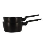 Set de 2 casseroles - menastyl - 6020298 - aluminium - 18 et 20 cm - tous feux dont induction Set de 2 casseroles - menastyl - 6020298 - aluminium - 18 et 20 cm - tous feux dont induction
