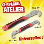Set de 2 cls universelles outiror groupe - du 9 mm au 32 mm