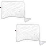 Homcom - cage de foot - m�tal - 78x46x56cm - blanc