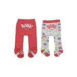 Set de 2 paires de collants (motif fleurs - rouge) baby born 43 cm - zapf - accessoire vetement poupee ... Set de 2 paires de collants (motif fleurs - rouge) baby born 43 cm - zapf - accessoire vetement poupee ...