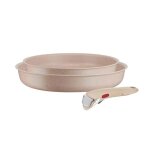 Set de 2 poêles - tefal - ingenio delight - 24 et 28 cm - anti - adhésif - tous feux et induction Set de 2 poêles - tefal - ingenio delight - 24 et 28 cm - anti - adhésif - tous feux et induction