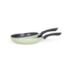 Set de 2 poêles aspect pierre - livoo - men124ve - revêtement antiadhésif - Ø 24 et 28 cm - manche silicone ... Set de 2 poêles aspect pierre - livoo - men124ve - revêtement antiadhésif - Ø 24 et 28 cm - manche silicone ...