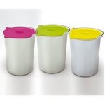 Set de 3 bols � glace pour turbine klaiser h50 et h. koenig hf180 - gris