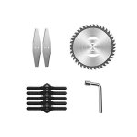 Set de 3 lames pour coupe - bordures lame de scie circulaire 150mm * 8mm lame de coupe en acier 148mm ... Set de 3 lames pour coupe - bordures lame de scie circulaire 150mm * 8mm lame de coupe en acier 148mm ...