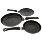 Poêles - pradel excellence - 52003m - lot de 3 - Ø 20 24 28 cm - anti - adhésif - amovible Poêles - pradel excellence - 52003m - lot de 3 - Ø 20 24 28 cm - anti - adhésif - amovible
