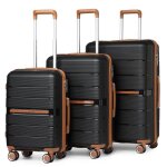British traveller set de 3 valises de voyage (55 / 66 / 76cm) rigide en polypropylène légere à 4 roulettes ... British traveller set de 3 valises de voyage (55 / 66 / 76cm) rigide en polypropylène légere à 4 roulettes ...