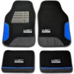 Set de 4 tapis blue race