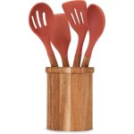 Set de 4 ustensiles - livoo - mes153 - pot et ustensiles acacia fsc - en silicone 31 cm - pot 15 x 12 ... Set de 4 ustensiles - livoo - mes153 - pot et ustensiles acacia fsc - en silicone 31 cm - pot 15 x 12 ...