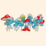 Bougies danniversaire - les schtroumpfs - set de 8 - multicolore - pour enfants - fabriquées en france ... Bougies danniversaire - les schtroumpfs - set de 8 - multicolore - pour enfants - fabriquées en france ...