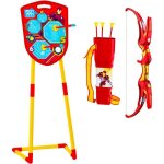 Set arc et fl�ches - marvel - iron man - avec �tui et cible sur pied