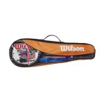 Set de badminton wilson v2 - noir / orange - taille 3