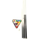 Set de billard - john west - d�butant - boules 57 mm - 3 queues - triangle pvc 57 mm