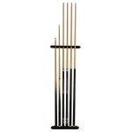 Set de billard - john west - support mural + 2 queues professionnelles + 2 queues courtes - noir - mixte ...