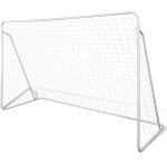 Set de but de football avec poteaux et filet 240 x 90 x 150 cm 90572