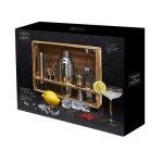 Set � cocktail - cook concept - 15 accessoires - marron et argent