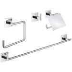 Set daccessoires 4 en 1 - grohe - 41115000 - chrom� - m�tal - douche
