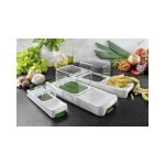 Hachoir - alligator chopper - set de 4 pi�ces - acier inoxydable - plastique