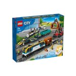 Set lego 60336 train de marchandises telecommande inclus 33 rails et accessoires - circuit + carte tigre ...