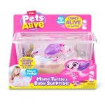 Set maman tortue et b�b� surprise - pets alive - mama turtle surprise - tortue anim�e - effets sonores ...