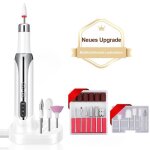 Set de manucure - p�dicure set de manucure portable sans filmanucure �lectrique avec station de charge ...