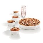 Set ptisserie - 1 plat  cuisson + 4 ramequins + 1 pelle  tarte - luminarc